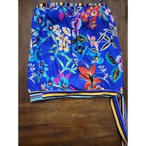 NWOT Athena 6 Floral Bandeau Swimsuit Tankini 117324